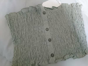 [ sale!] England Britain imported car car - ring bare top tube top sage green M size asos select brand BRAVE SOUL