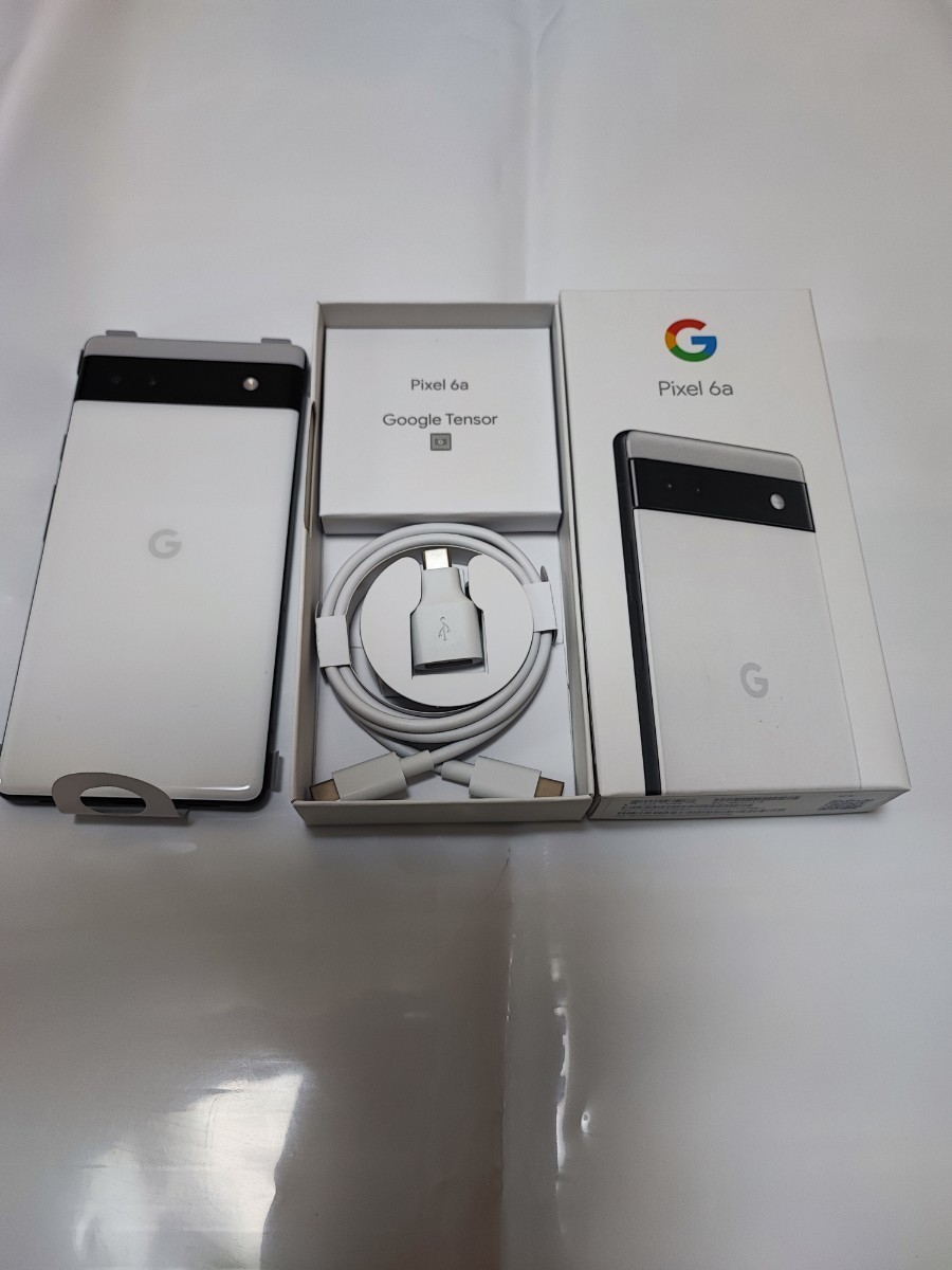 新品未使用グーグルピクセルGoogle Pixel 6a 128GB チョークau