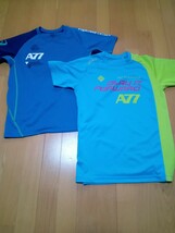 アシックスA77 　半袖Tシャツ　２枚セット 　Sサイズ　１６０サイズ　　_画像1