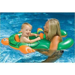 SWIMLINE #90251 ミーアンドユー ベビーシート 子供用フロート グリーン 浮き輪 浮き具 赤ちゃん プール アウトレット品
