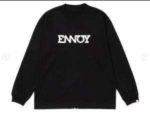 【国内正規未使用】ENNOY　Long Sleeve Electric Logo T-Shirts　スタイリスト私物　Tシャツ