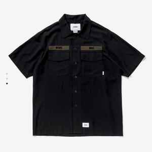 【国内正規保証】W)taps 20ss BUDS SS ブラック　シャツ　wtaps