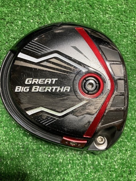 全国送料無料　中古ドライバーヘッド単品　キャロウェイ　GREAT BIG BERTHA 　9.0°　　Ｙ1018