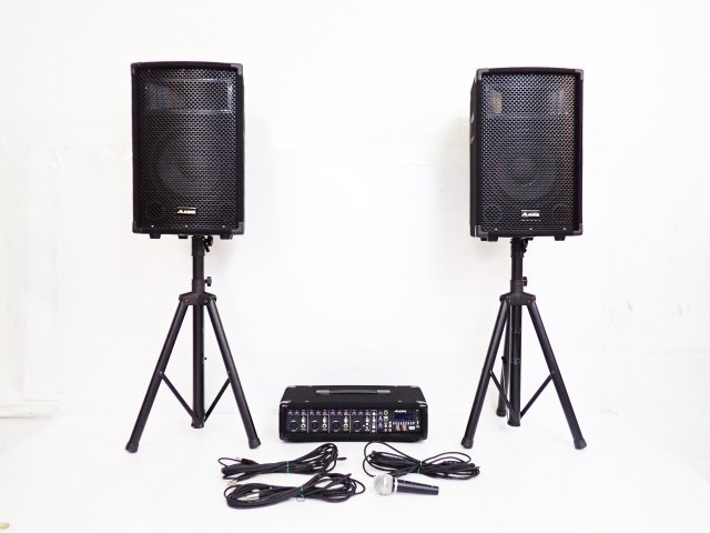 ALESIS PA SYSTEM IN A BOX BUNDLE 280W・4チャンネル・オールインワン