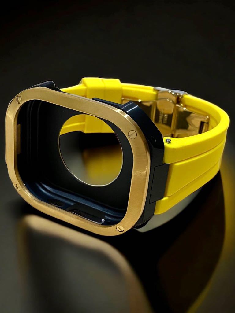 Apple Watch ウルトラ 49ミリ ラバー ベルト バンド アップルウォッチ