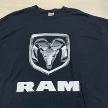 ダッジ　ラム　DODGE RAM tシャツ XL 黒　アメ車_画像2