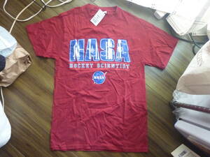 未使用品 NASA ロケットサイエンティスト プリント Tシャツ