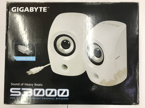 【ジャンク】GIGABYTE GP-S3000音出し確認済 USB接続アクティブスピーカー