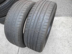 K043 195/55R16 195/55-16 195-55-16 中古2本 Blu Earth-A