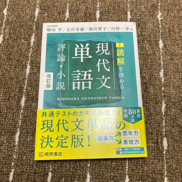 読解を深める現代文単語評論・小説 （改訂版） 晴山亨／著　立川芳雄／著　菊川智子／著　川野一幸／著