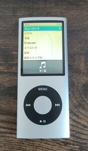 Apple ipod nanoアイポッドナノ 第4世代 8G　A1285 シルバー