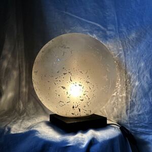  Showa Retro circle glass shade light diameter 30cm modern interior retro / Northern Europe style antique store furniture 