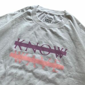 220622BRB35● KNOW WAVE DEADSTOCK プリントTシャツ 半袖Tシャツ Tee スケートボード Supreme Tシャツ スケーターtシャツの画像2