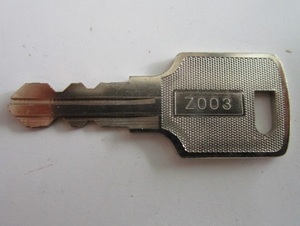 △△ 設定キー：Z003　鍵　バルテック：メーカー純正の設定変換用のかぎです。セブンボンバー　カギ