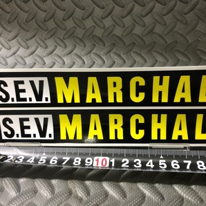 マーシャル SEV MARCHAL ステッカー 正規品 検）Marshall セブ シビエ ルーカス ピア PIAA ロゴ CIBIE 角 デカール 凸の画像2