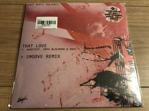 新品★送料無料★ VICE BEATS ★ THAT LOVE 7（RED VINYL)★シリアルナンバー入り