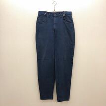 【EF205】USA製 Levi's 560 W32 L34 カラーパンツ ネイビー 紺色 メンズブランド古着 リーバイス560 米国製 送料無料_画像2