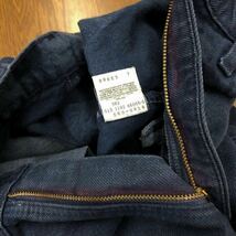 【EF205】USA製 Levi's 560 W32 L34 カラーパンツ ネイビー 紺色 メンズブランド古着 リーバイス560 米国製 送料無料_画像7