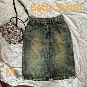 Betty Smithデニムスカートセピアカラー