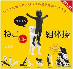 ねこ de 組体操 全5種セット　猫