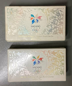 長野オリンピック冬季競技大会記念硬貨 5000円と500円（第一次と第二次発行記念硬貨）