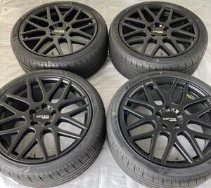 新品 18インチ 7.5J 5-100 タイヤ付4本SET 225/40R18 ニュービートル ゴルフ4 ボーラ (W2368-2)