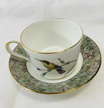 ◇ Wedgwood ウェッジウッド 1991 ハミングバード 169 カップ＆ソーサー /237673 / 621-40 _画像1