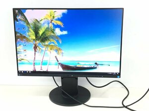 EIZO24.1型 液晶モニター FlexScan EV2455 高さ調整 縦回転　 訳あり 2014年製　中古品（管：2E-M）