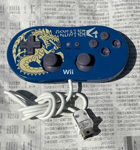 任天堂 Wii クラシック　コントローラー 　モンスターハンター　モンハン　限定モデル　ジャンク品　送料無料