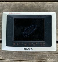 平成レトロ品　CASIO アナログ　ポータブルテレビ EV-4000 本体のみ　ジャンク品　送料無料_画像1