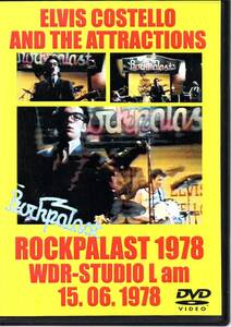 DVD ELVIS COSTELLO & THE ATTRACTIONS / ROCKPALAST 1978 *PRO-SHOT оригинал DVD-R