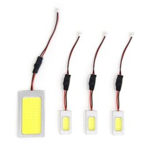 【メール便送料無料】 ミツビシ RVR N7# H9.11～H14.8 ハイパワー LED ルームランプ セット 4P 面発光 COB 室内灯 ホワイト SMD 定電圧回路_画像1