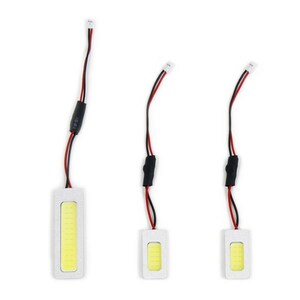 【メール便送料無料】 ホンダ N-BOX JF2系 H23.12～ ハイパワー LED ルームランプ セット 3P 面発光 COB 室内灯 ホワイト SMD 定電圧回路