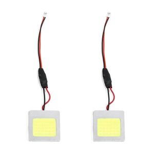 【メール便送料無料】 ミツビシ パジェロ V93 H18.10～ ハイパワー LED ルームランプ セット 2P 面発光 COB 室内灯 ホワイト SMD 定電圧