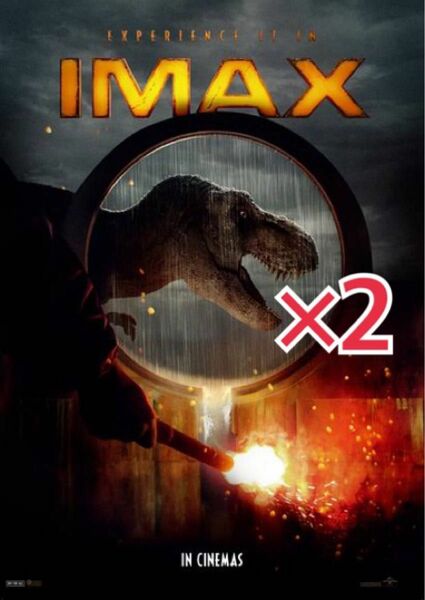 ジュラシックワールド　新たなる支配者　IMAX 入場者特典　ポスター　2枚セット
