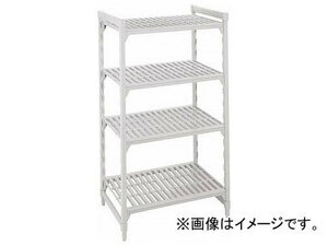 CAMBRO 固定基本ユニット プレミアムシェルフ（ベンチ4段） CSU44487V(7685882)