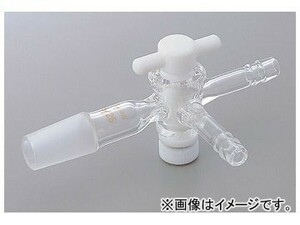 アズワン/AS ONE 共通摺合付三方コックI型 テフロンコック付き 0414-08-10 品番：1-4349-06