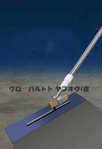  practical use * an earth floor for finishing trowel thickness 0.6× length 500mm flexible paul (pole) attaching 1m-2m adjustment possibility plasterer kote finishing Magne sium trowel gold kote work topcoat finish work S274