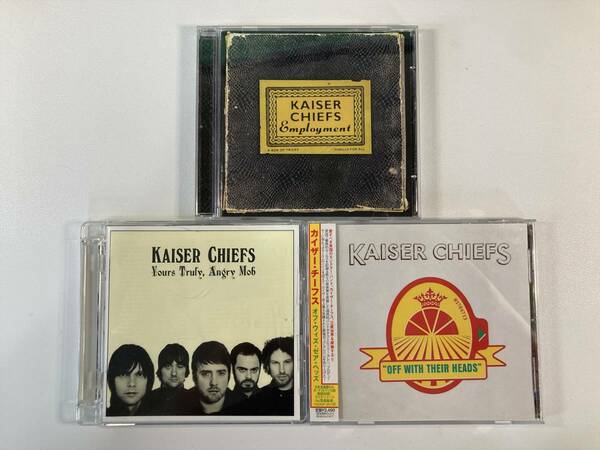 W6939 カイザー・チーフス 3枚セット｜Kaiser Chiefs Employment Yours Truly, Angry Mob Off with Their Heads エンプロイメント