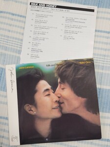 ジョン・レノン／JOHN LENNON【MILK AND HONEY】紙ジャケCD