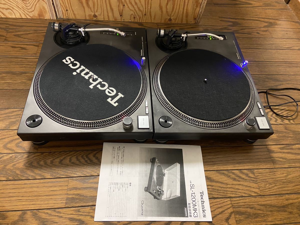 売り値 ②ターンテーブル2台セットTechnics SL-1200MK3 ターンテーブル