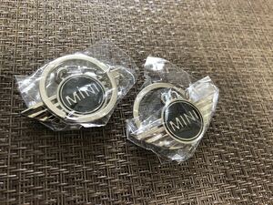 2個セット　BMW MINI COOPER ミニクーパー キーホルダーブラック黒