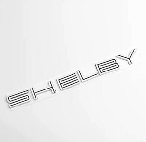 即納●送料込み●SHELBY エンブレム シェルビー ロゴ エンブレム GT350/GT500 MUSTANG マスタング リアエンブレム 黒 簡単装着 社外品