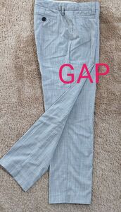 GAP　ギャップ　グレンチェック　クロップドパンツ