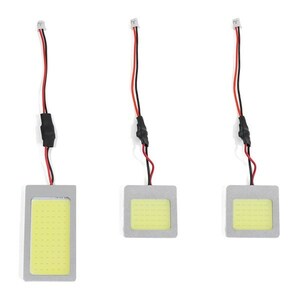 【メール便送料無料】 ダイハツ タント エグゼ L455S H21.12～ ハイパワー LED ルームランプ 3P 面発光 COB 室内 ホワイト SMD 定電圧