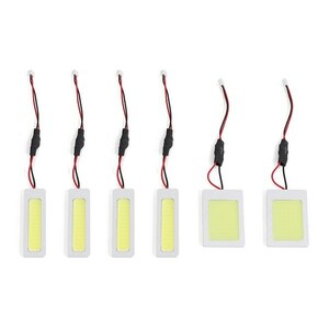 【メール便送料無料】 日産 エルグランド E52 H22.8～ ハイパワー LED ルームランプ セット 6P 面発光 COB 室内灯 ホワイト SMD 定電圧回路