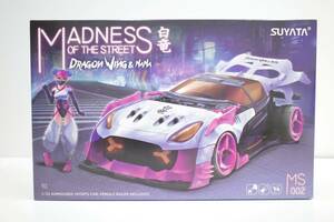 Pf06B◆現状品 MS002 SUYATA スヤタ 1/32 白竜 DRAGON WINGS & NANA MADNESS OF THE STREET Newton ストリートマッドネス プラモデル未組立