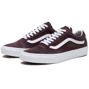 ☆VANS OLD SKOOL PIG SUEDE COLLECTION 暗紫/白 28.0cm バンズ オールドスクール ピッグスエード 撥水 VN0A5JMIBEFの画像1