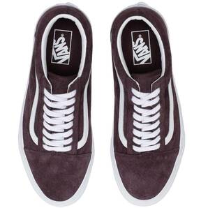 ☆VANS OLD SKOOL PIG SUEDE COLLECTION 暗紫/白 28.0cm バンズ オールドスクール ピッグスエード 撥水 VN0A5JMIBEFの画像7