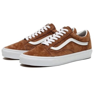 ☆VANS OLD SKOOL PIG SUEDE COLLECTION 茶色/白 29.0cm バンズ オールドスクール ピッグスエード 撥水 VN0A5JMI1RE